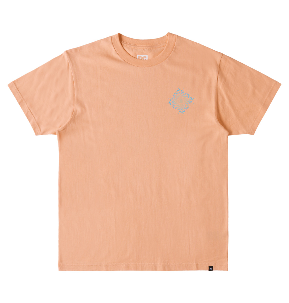 DC Swirl Men T-Shirt Orange | US-9521MEQ