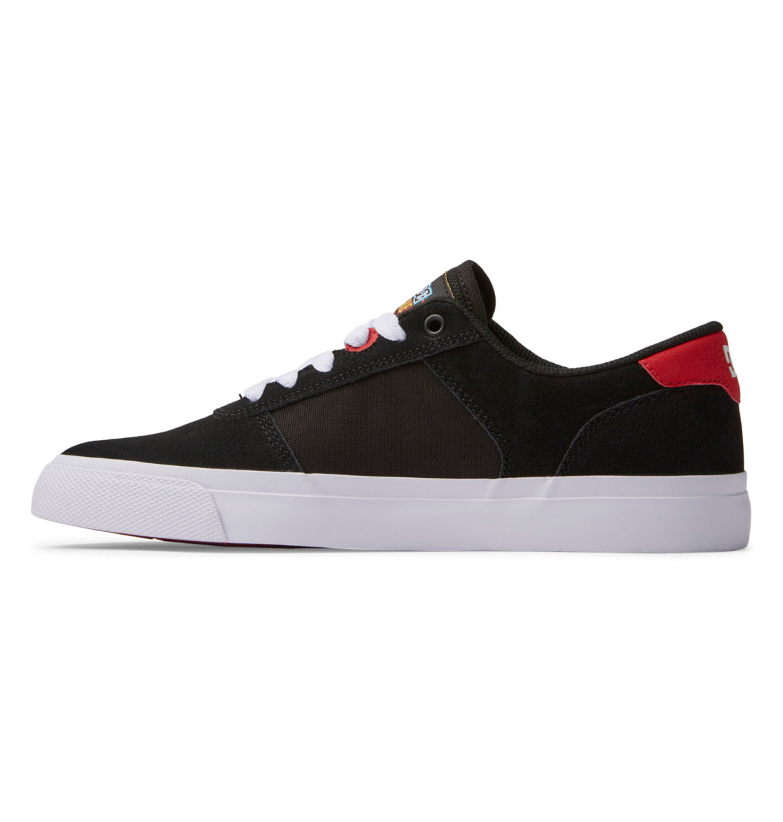 DC Teknic Men Sneakers Black / Red | US-0345PAR