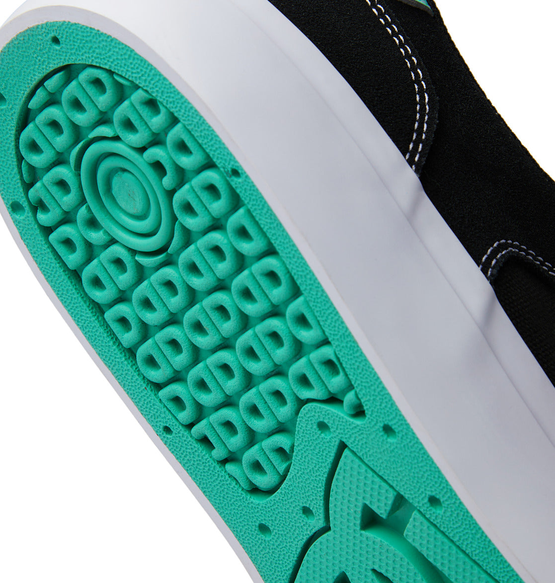 DC Teknic Men Sneakers Black / White / Turquoise | US-5287NAW