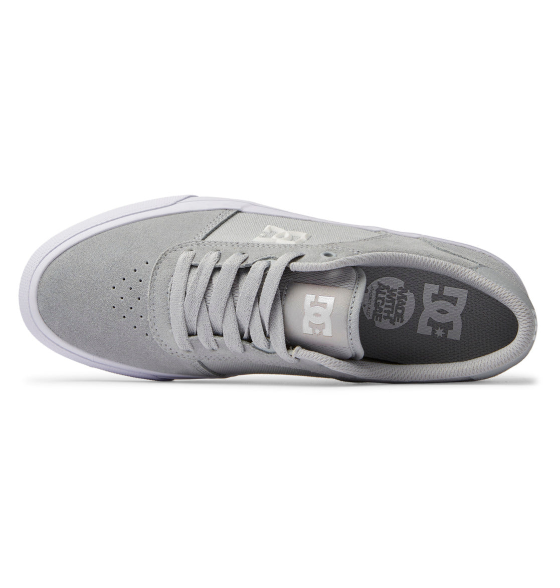 DC Teknic Men Sneakers Grey / White | US-2906QLX