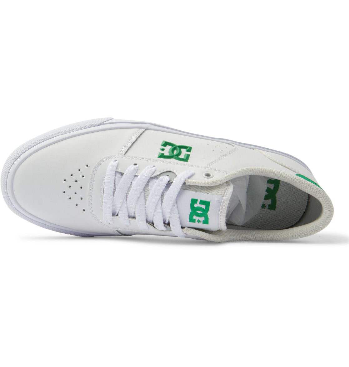 DC Teknic Men Sneakers White / Green | US-9104DHA