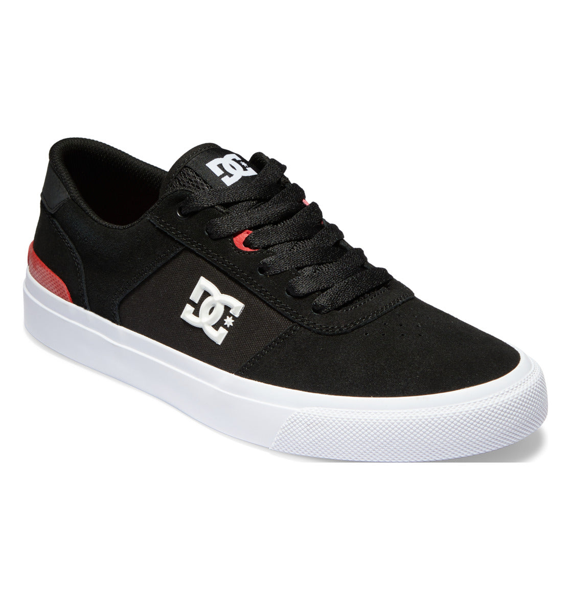 DC Teknic S Men Skate Shoes Black / White | US-5392GDS