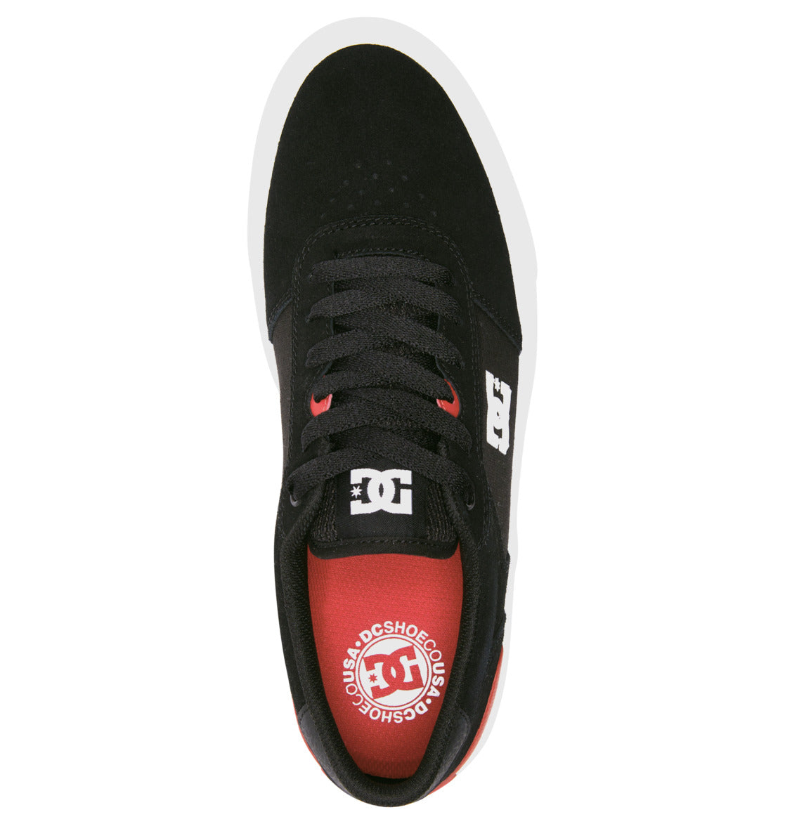 DC Teknic S Men Skate Shoes Black / White | US-5392GDS