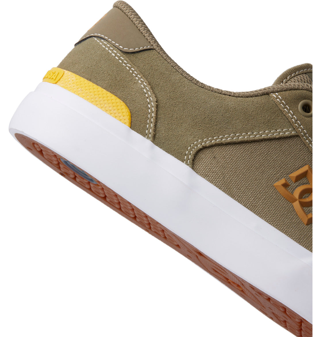 DC Teknic S Men Skate Shoes Olive | US-3859XCY