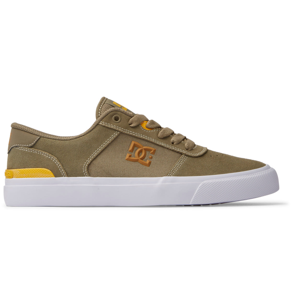 DC Teknic S Men Skate Shoes Olive | US-3859XCY