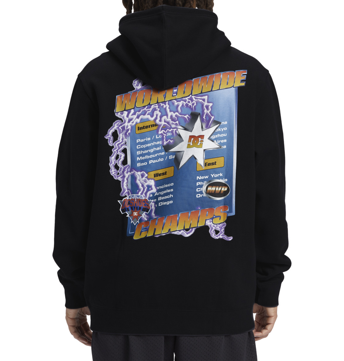 DC The Champs Pullover Men Hoodie Black | US-3256MEV