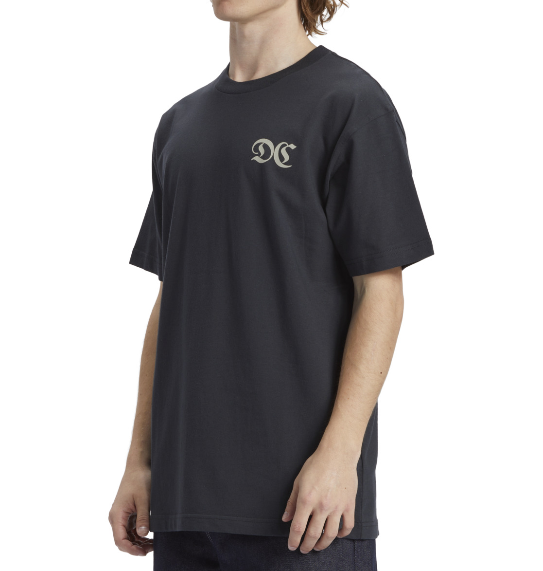 DC The Issue Men T-Shirt Ebony | US-3402PKO