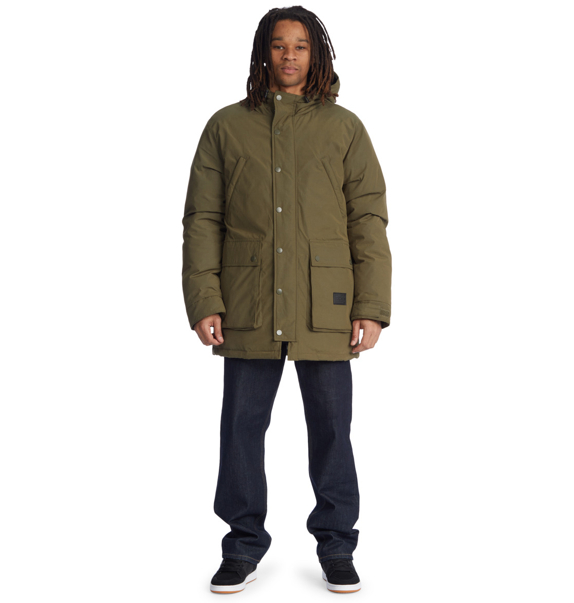 DC The Outlaw 2-in-1 Parka Men Jackets Dark Green | US-6903OCB