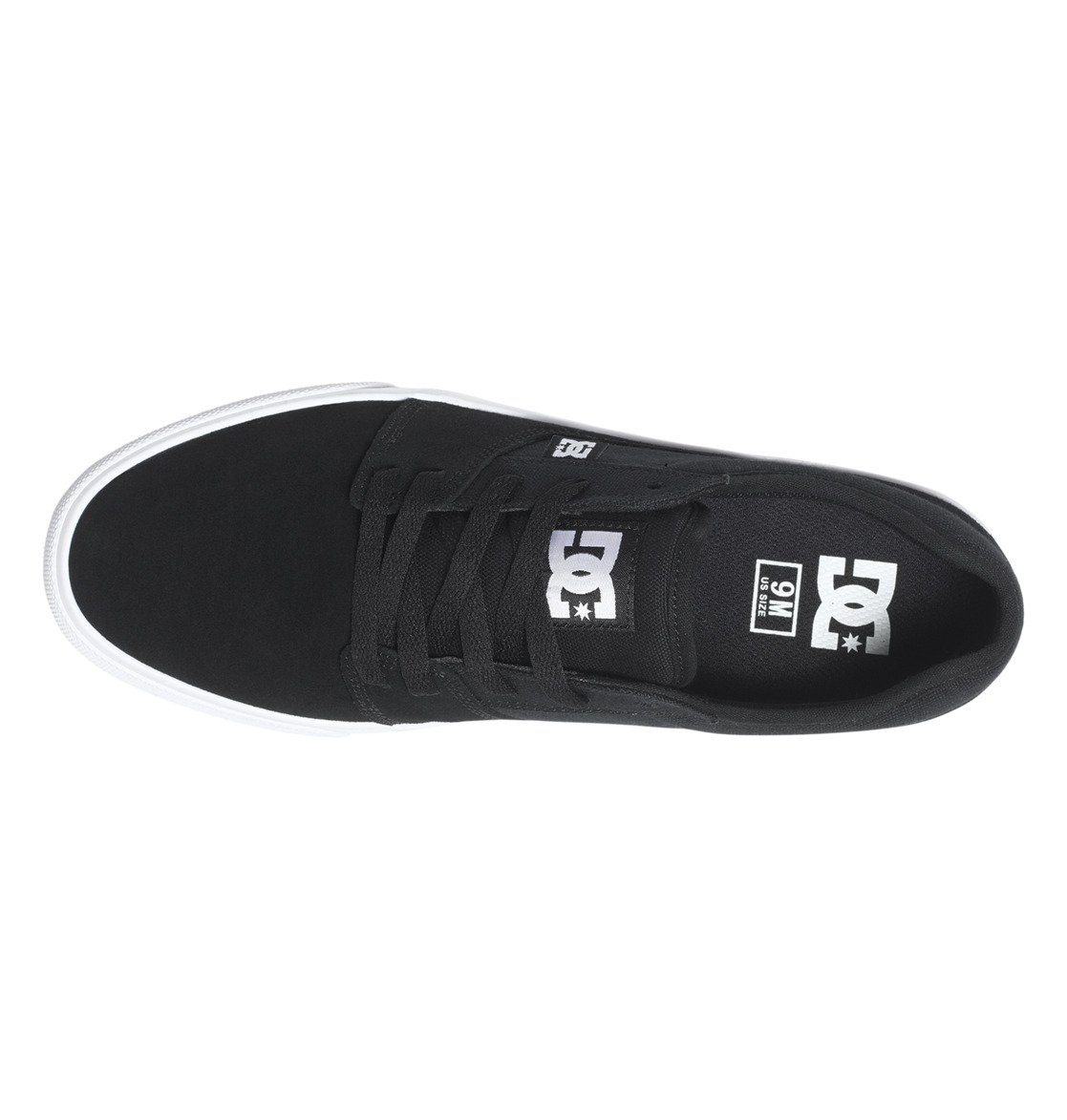 DC Tonik Leather Men Sneakers Black / White / Black | US-9273GQD