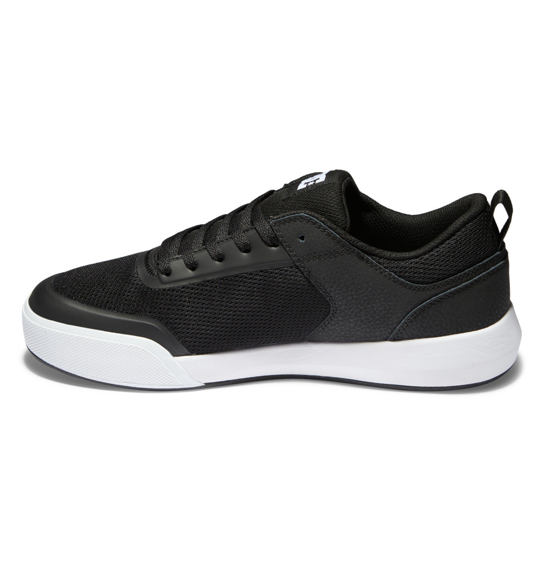 DC Transit Men Sneakers Black / White | US-7859VGH