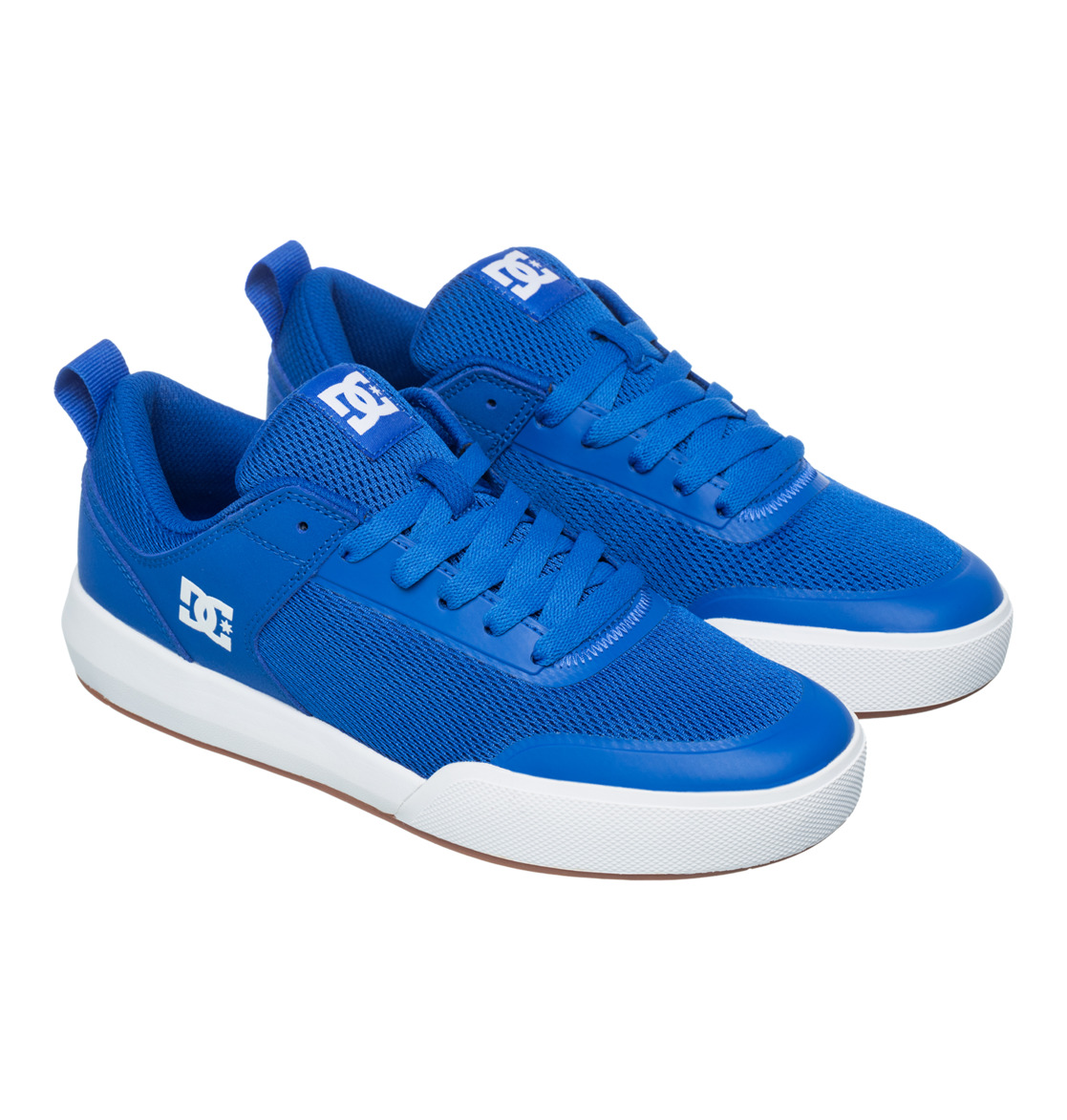 DC Transit Men Sneakers Blue / White | US-9173XIR