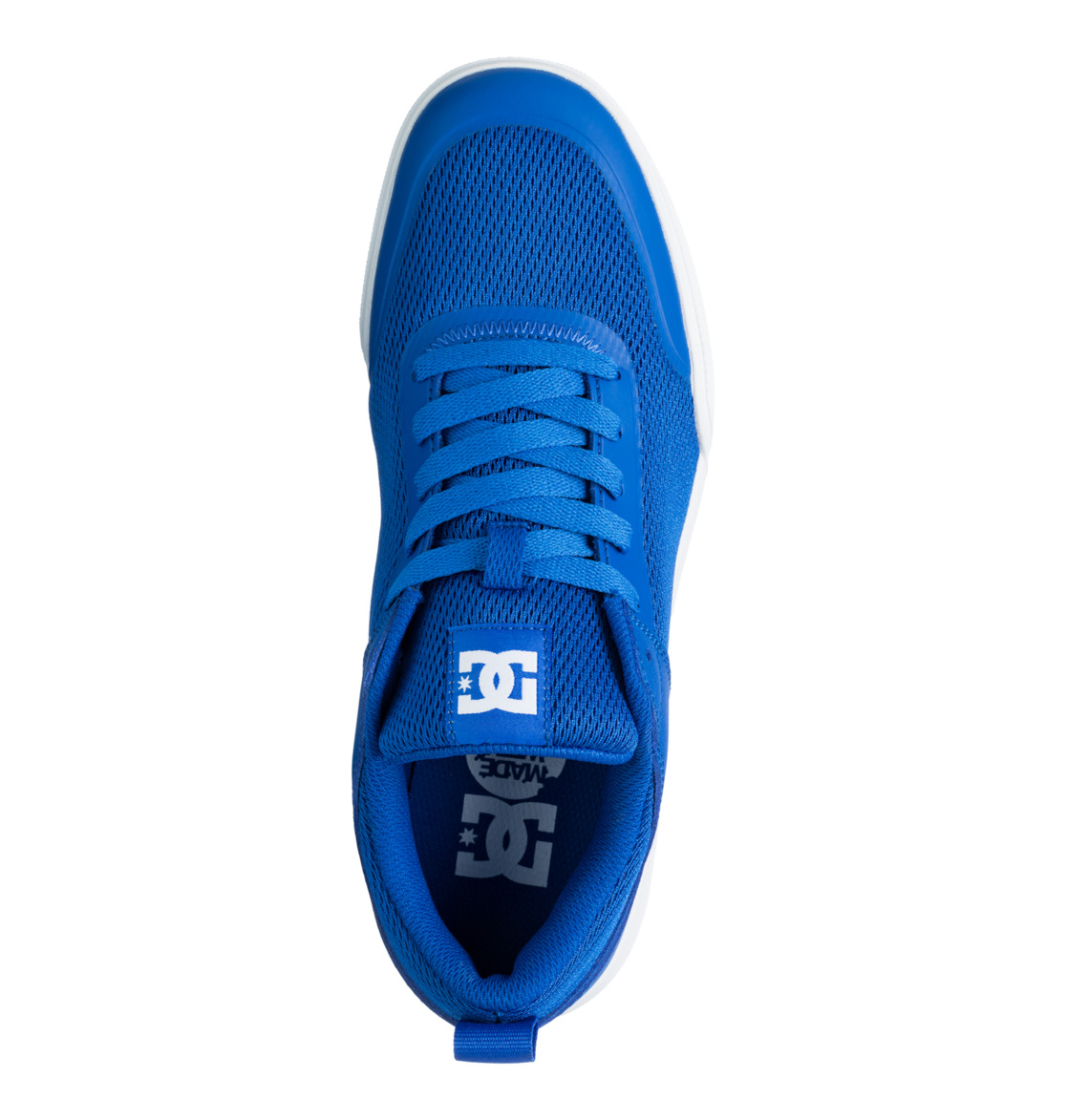 DC Transit Men Sneakers Blue / White | US-9173XIR