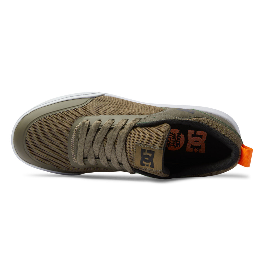 DC Transit Men Sneakers Olive | US-9035XUY