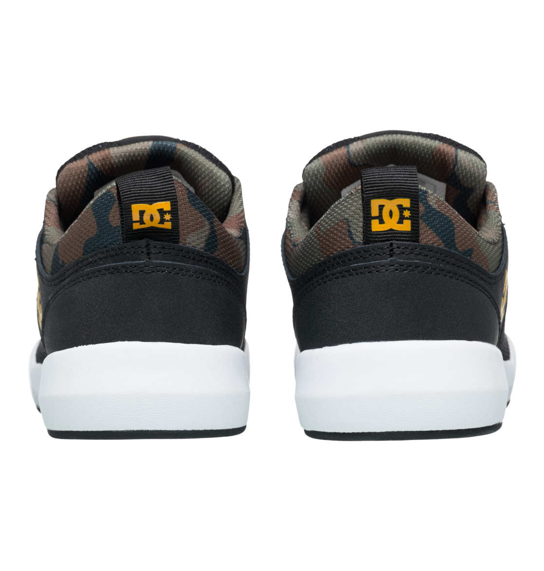 DC Transit Men Sneakers White / Black / Camo | US-4271ZYX