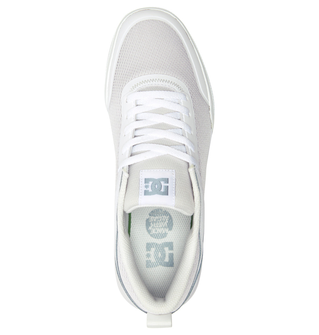 DC Transit Men Sneakers White | US-0623QIH