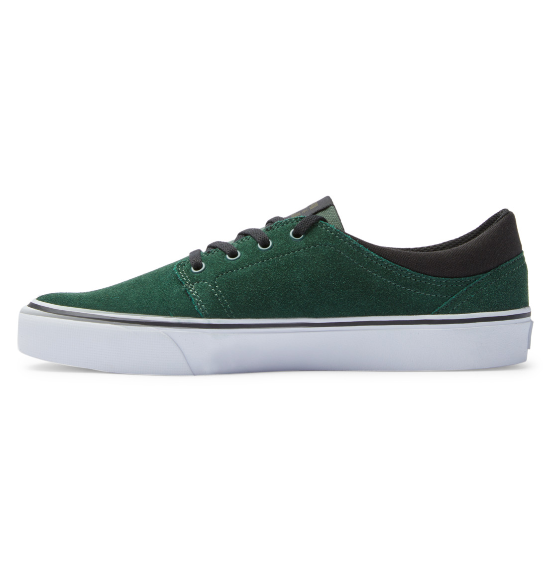 DC Trase Suede Men Sneakers Dark Green | US-3860ENU