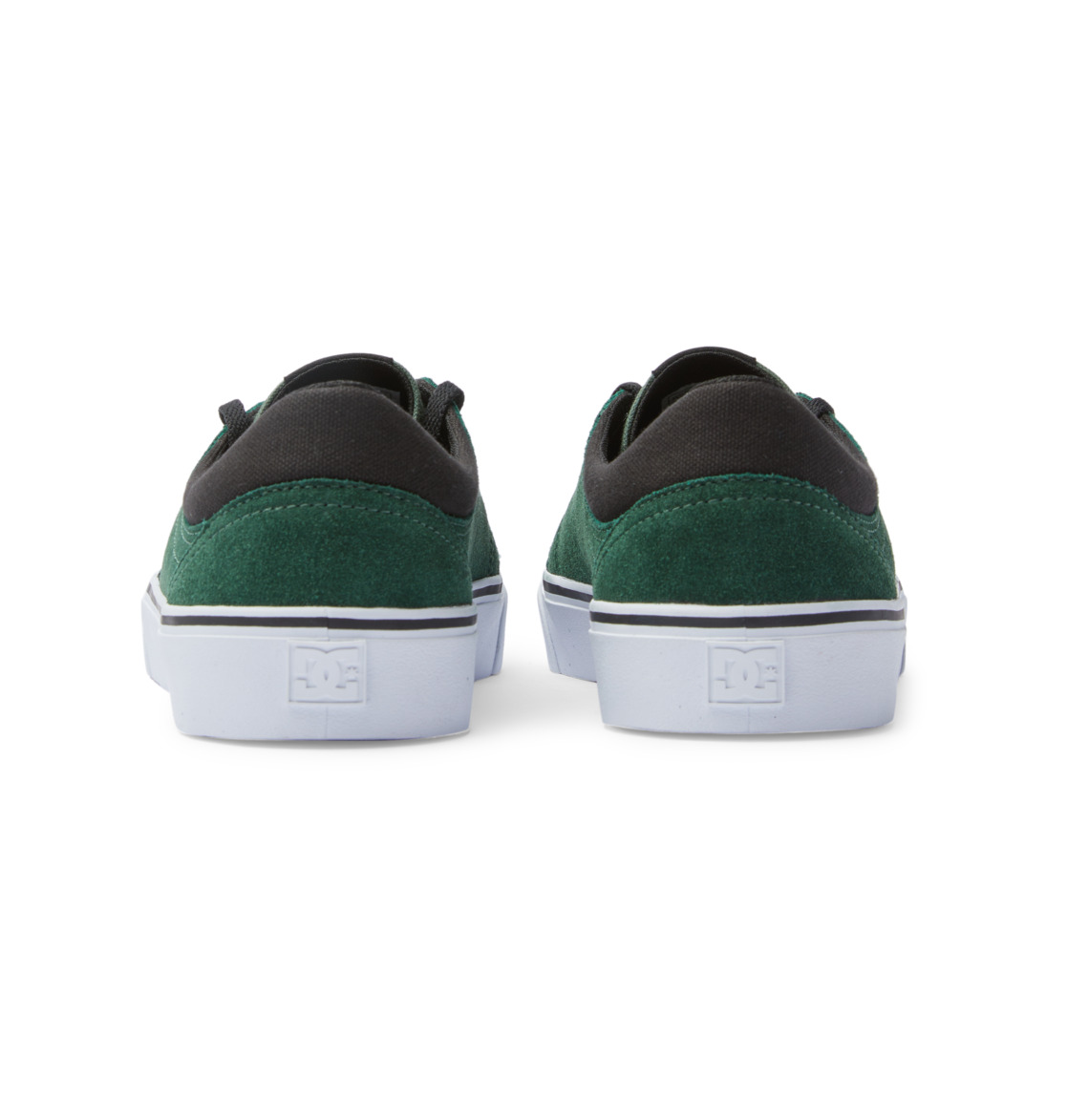 DC Trase Suede Men Sneakers Dark Green | US-3860ENU