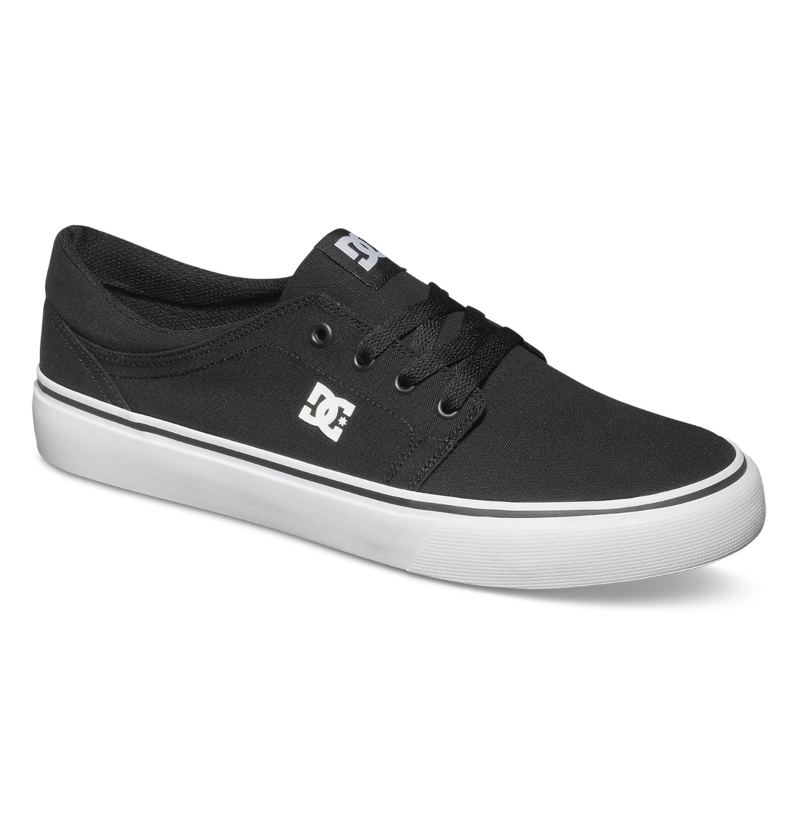 DC Trase Tx Men Sneakers Black / White | US-1276PNW