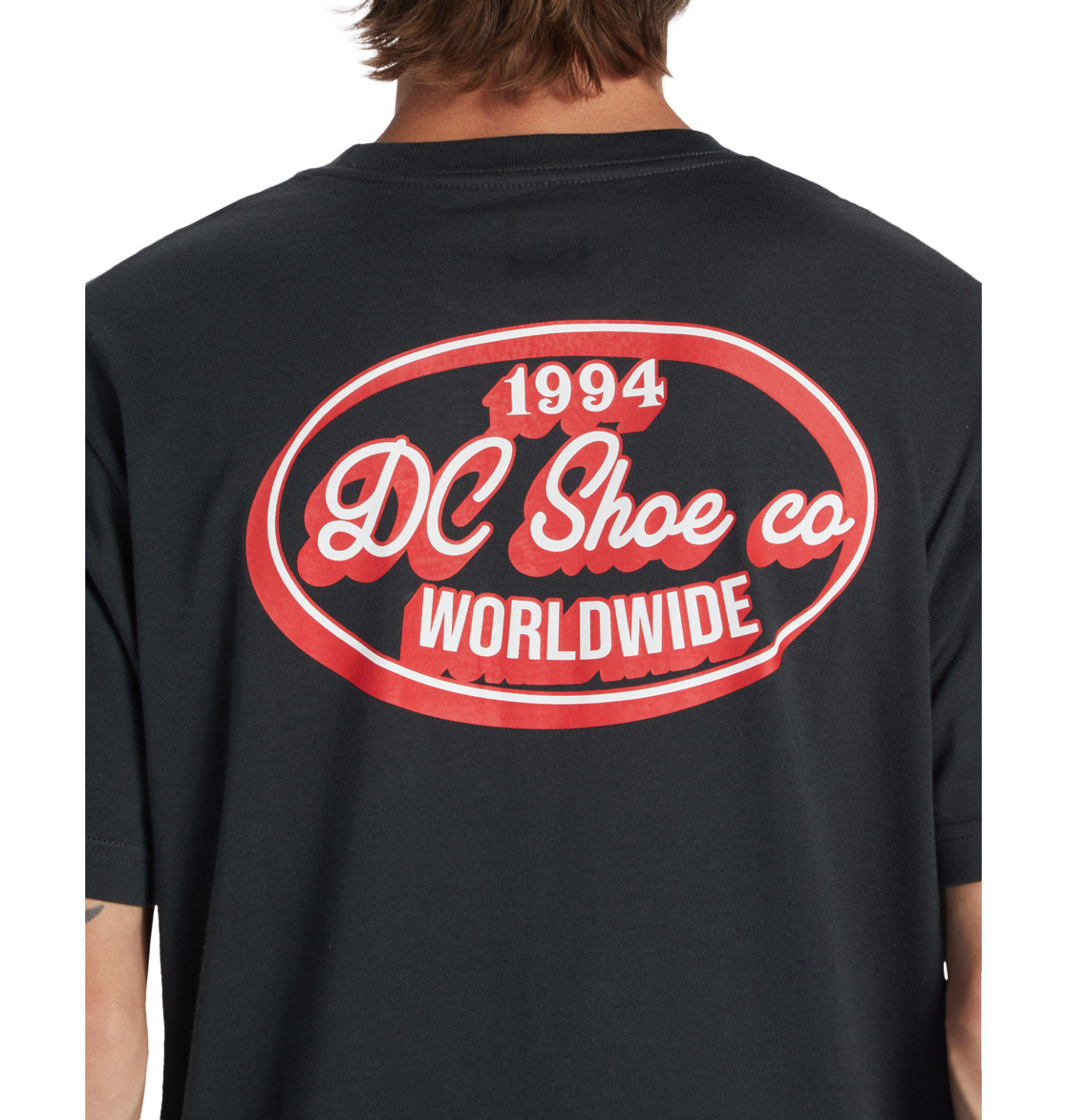 DC Truckin Men T-Shirt Black | US-0734RTD