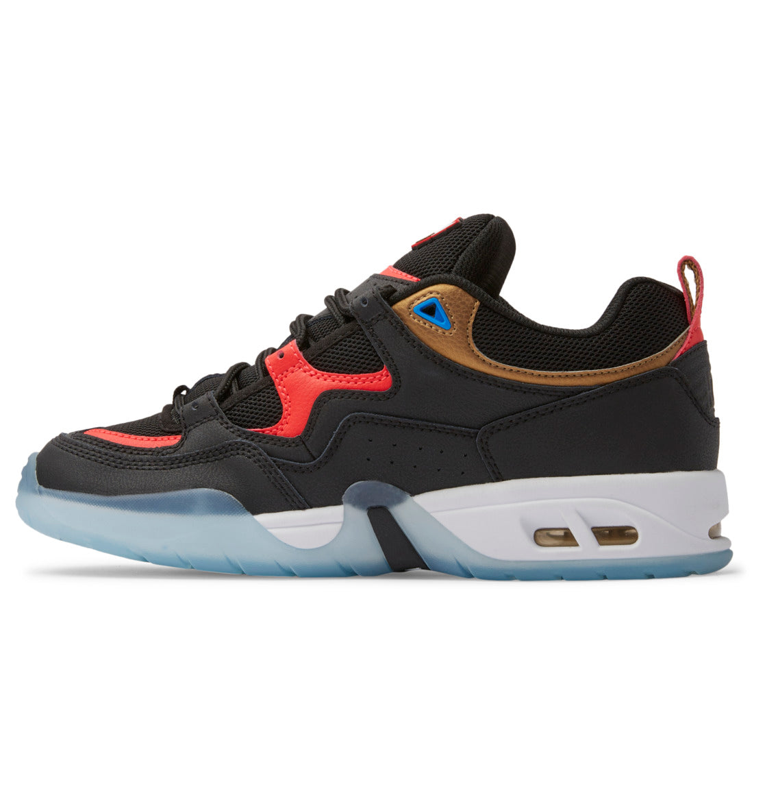 DC Truth OG Men Sneakers Black / Red / Blue | US-3794UEA