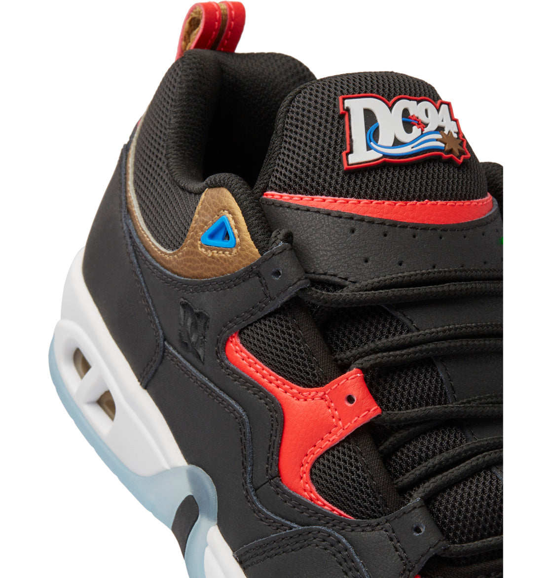 DC Truth OG Men Sneakers Black / Red / Blue | US-3794UEA