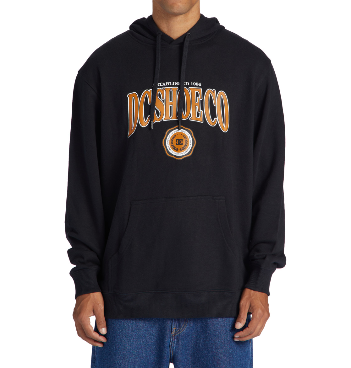 DC Tuition Men Hoodie Black | US-0962WJX