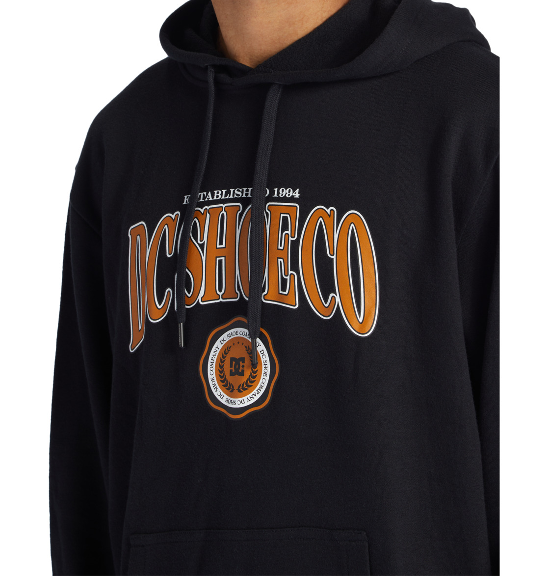 DC Tuition Men Hoodie Black | US-0962WJX