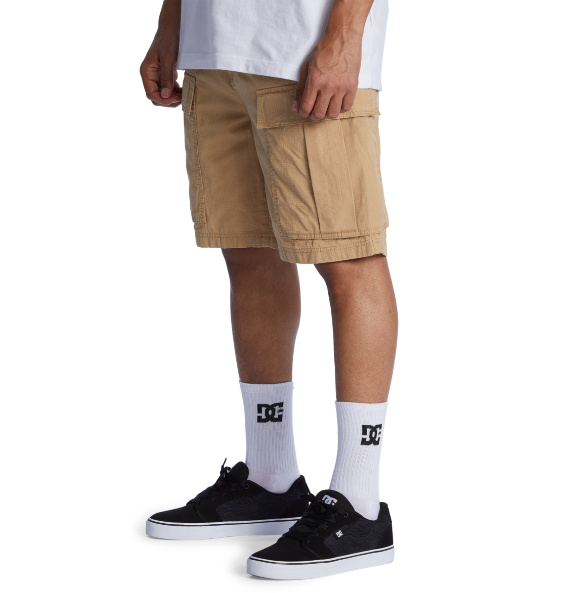 DC Tundra Cargo Men Shorts Brown | US-9043FYE