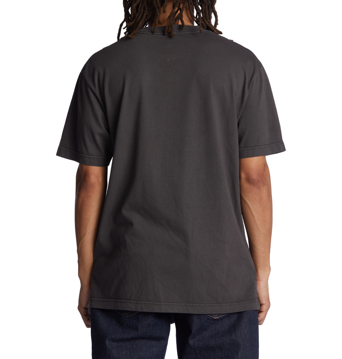 DC Upper Class Men T-Shirt Black Wash | US-7524IHS