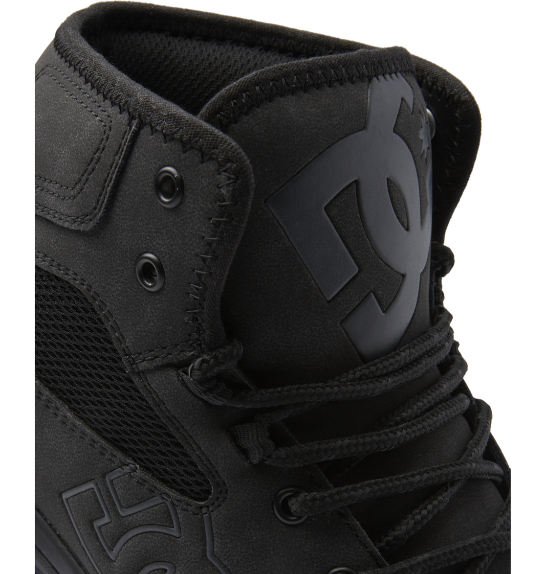 DC Versatile Hi WR Lace-Up Men Boots Black / Black | US-1579YUP