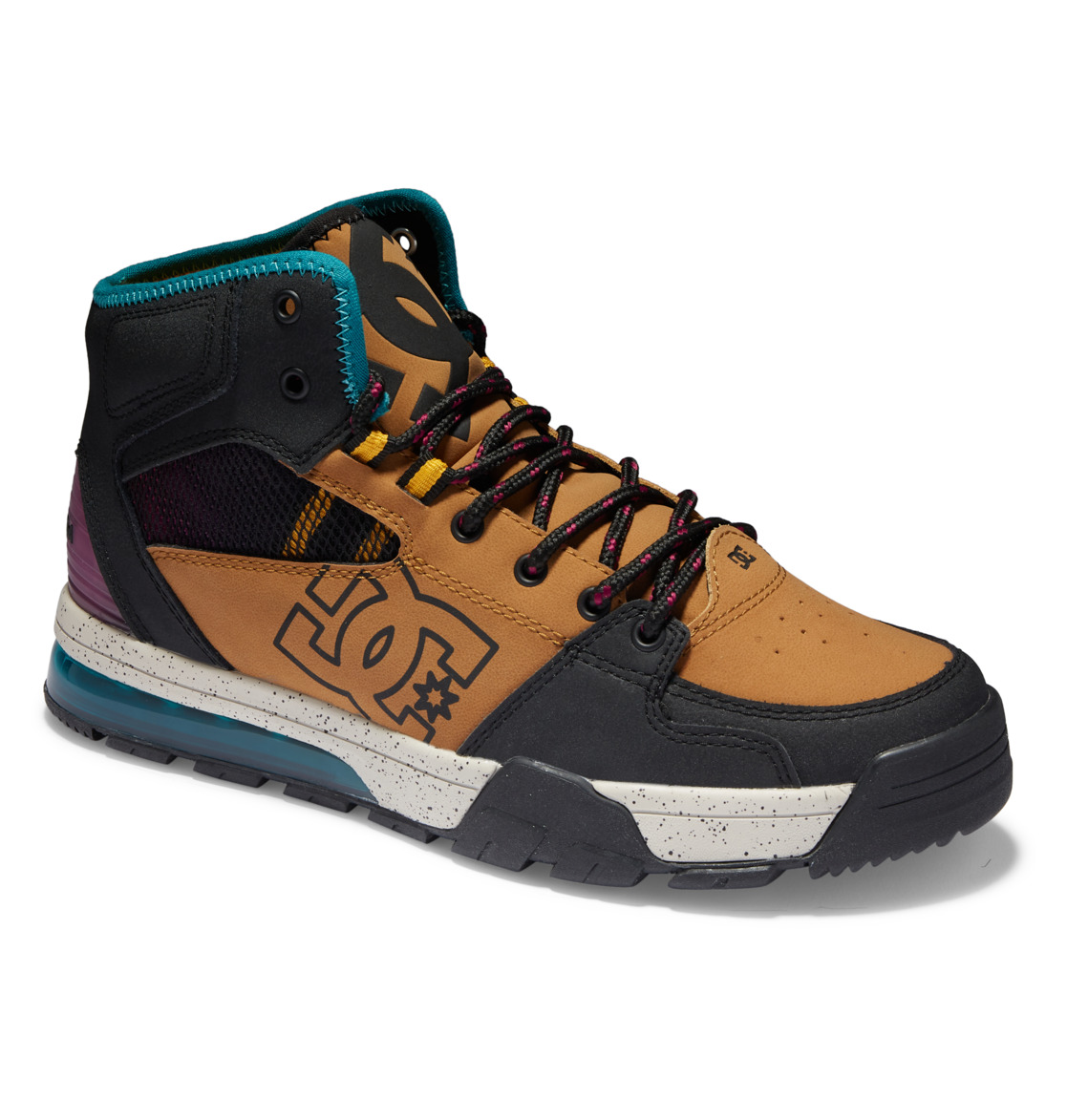 DC Versatile Hi WR Lace-Up Men Boots Black / Brown / Green | US-4280EIP