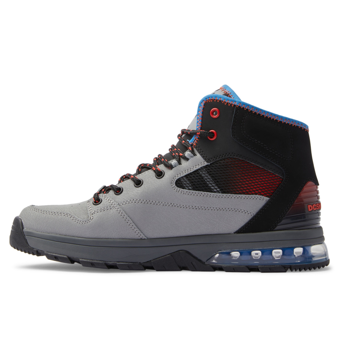 DC Versatile Hi WR Lace-Up Men Boots Grey / Blue | US-5693MPN