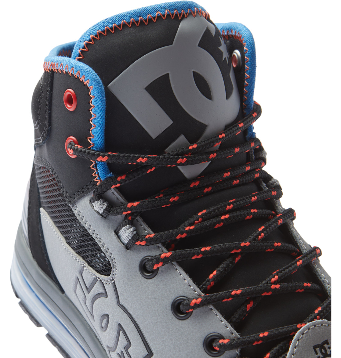 DC Versatile Hi WR Lace-Up Men Boots Grey / Blue | US-5693MPN