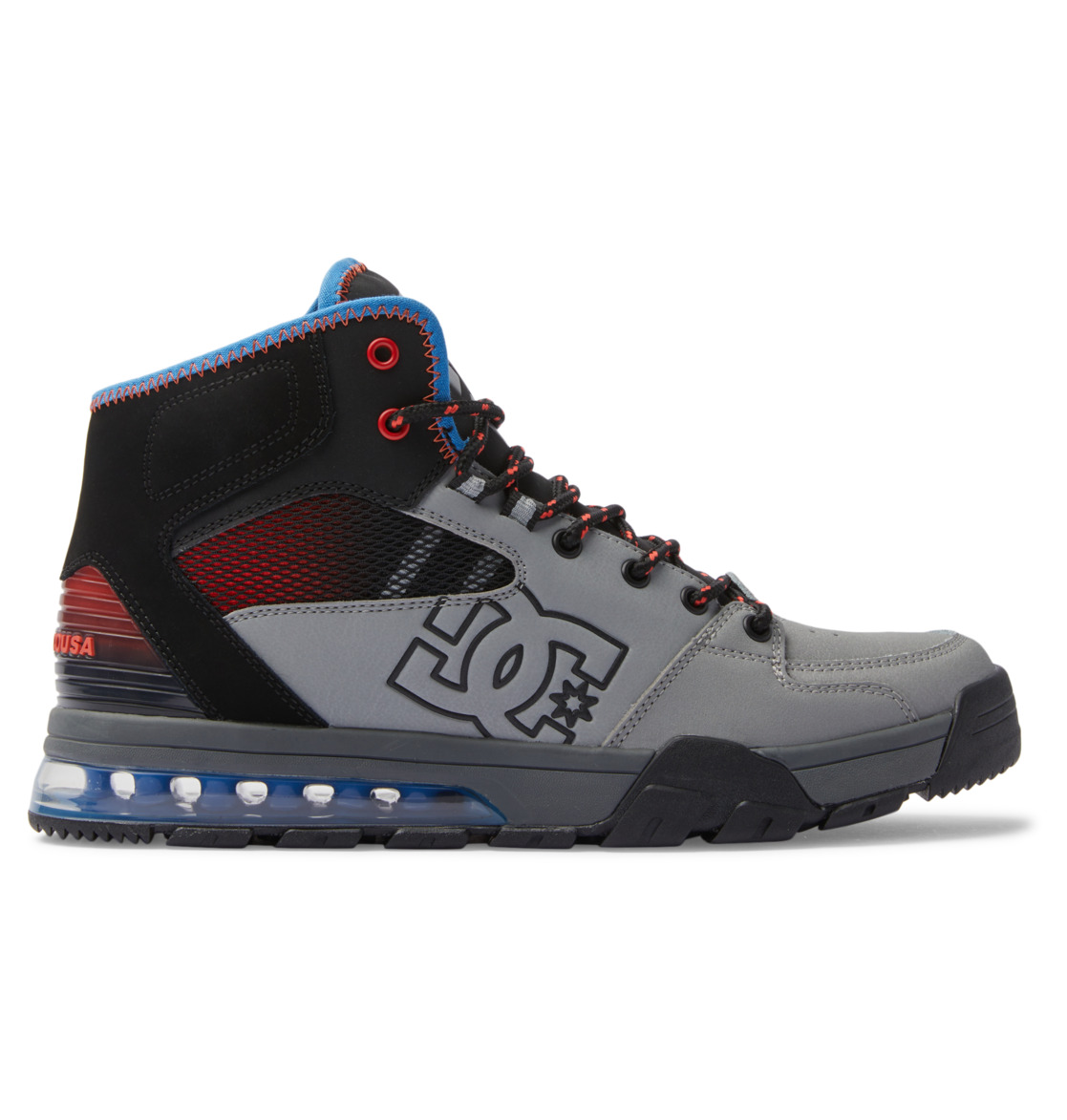 DC Versatile Hi WR Lace-Up Men Boots Grey / Blue | US-5693MPN