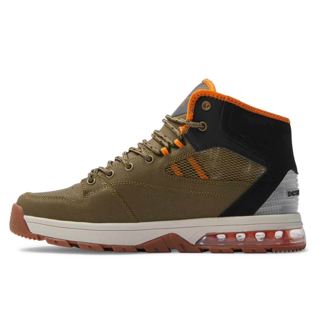 DC Versatile Hi WR Lace-Up Men Boots Olive / Black | US-1298GUN