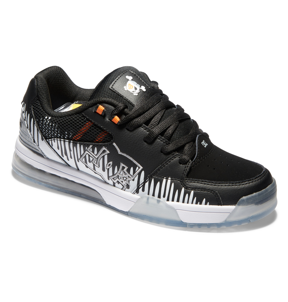 DC Versatile KB Men Sneakers Black / White / Orange | US-3201QCV