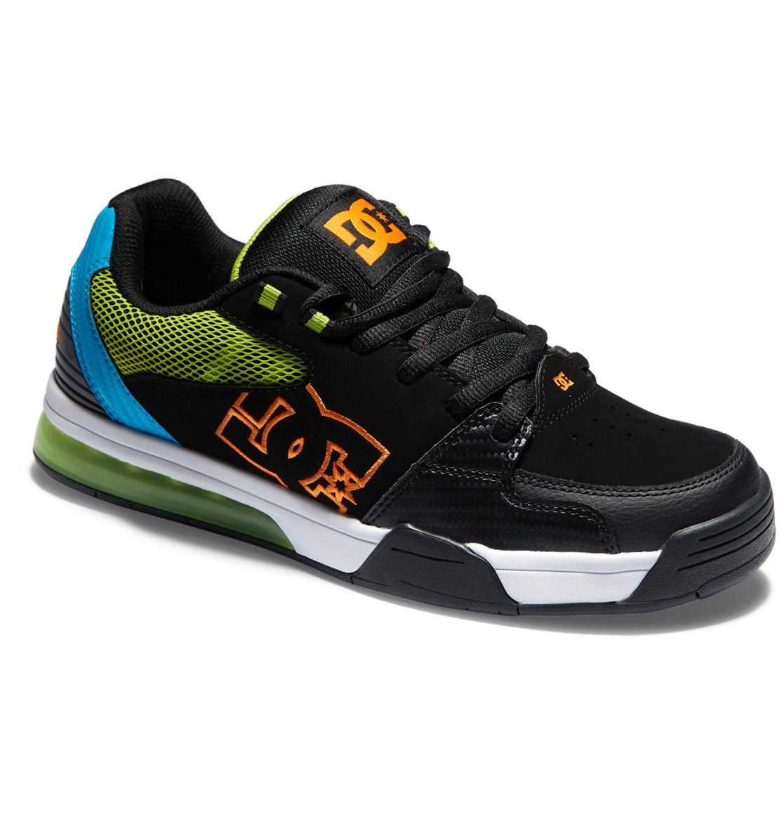 DC Versatile Men Sneakers Black / Blue / Green | US-3052JWV