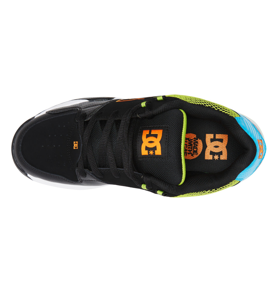 DC Versatile Men Sneakers Black / Blue / Green | US-3052JWV