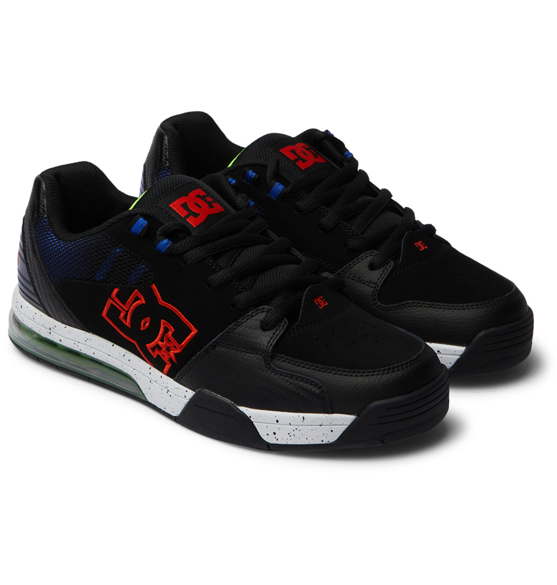 DC Versatile Men Sneakers Black / Red / Blue | US-3876XLU