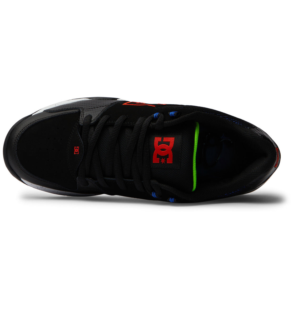 DC Versatile Men Sneakers Black / Red / Blue | US-3876XLU