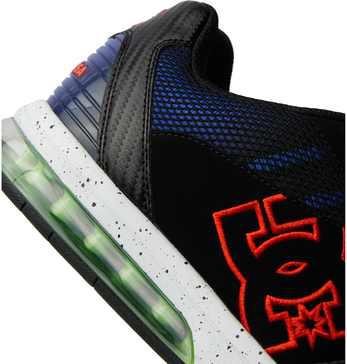 DC Versatile Men Sneakers Black / Red / Blue | US-3876XLU