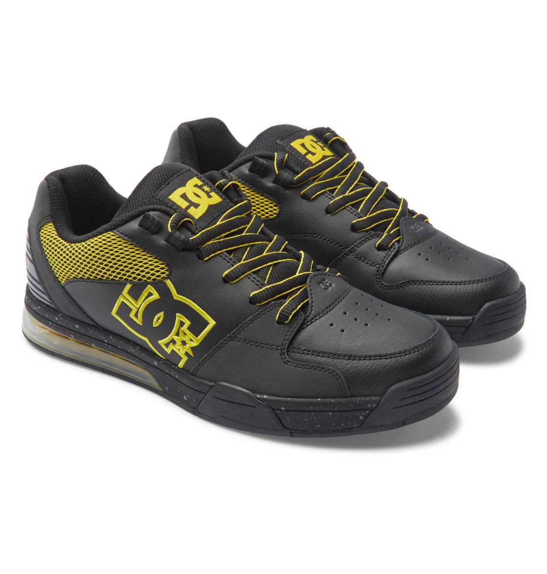 DC Versatile Men Sneakers Black / Yellow | US-1376QFY