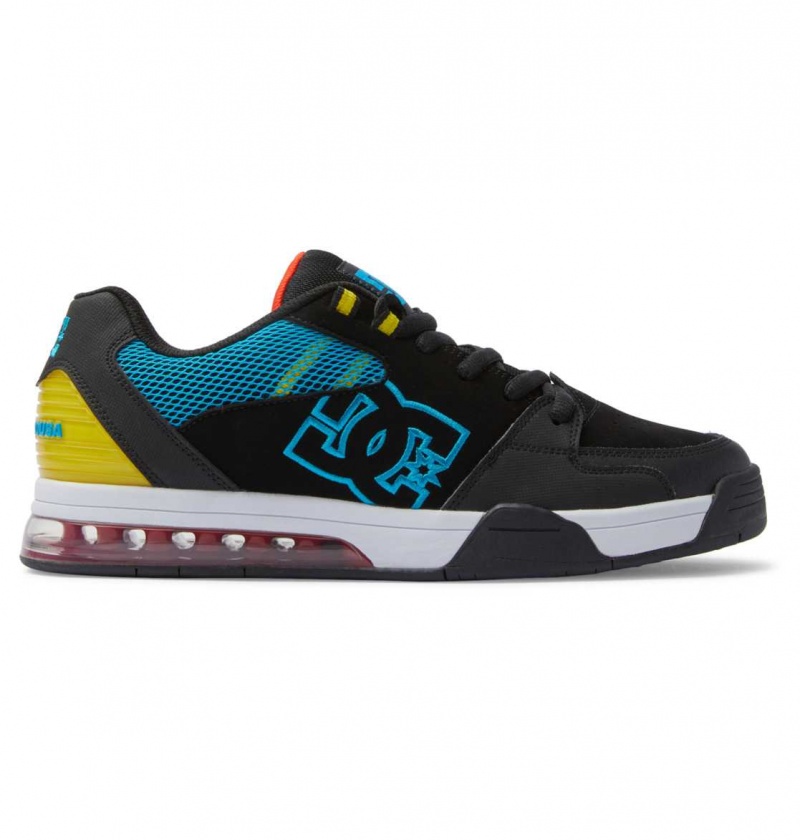 DC Versatile Men Sneakers Blue / Green | US-7346ZCH