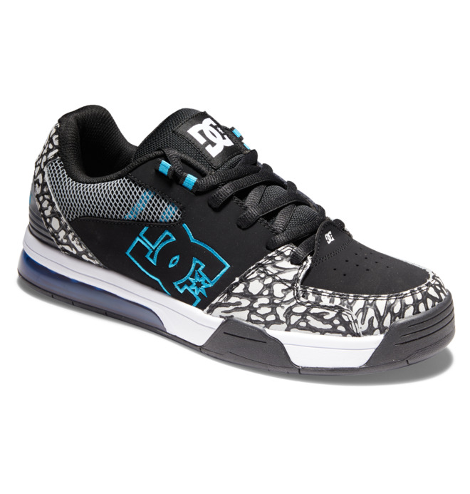 DC Versatile Men Sneakers Gray Black Blue | US-2086PHK