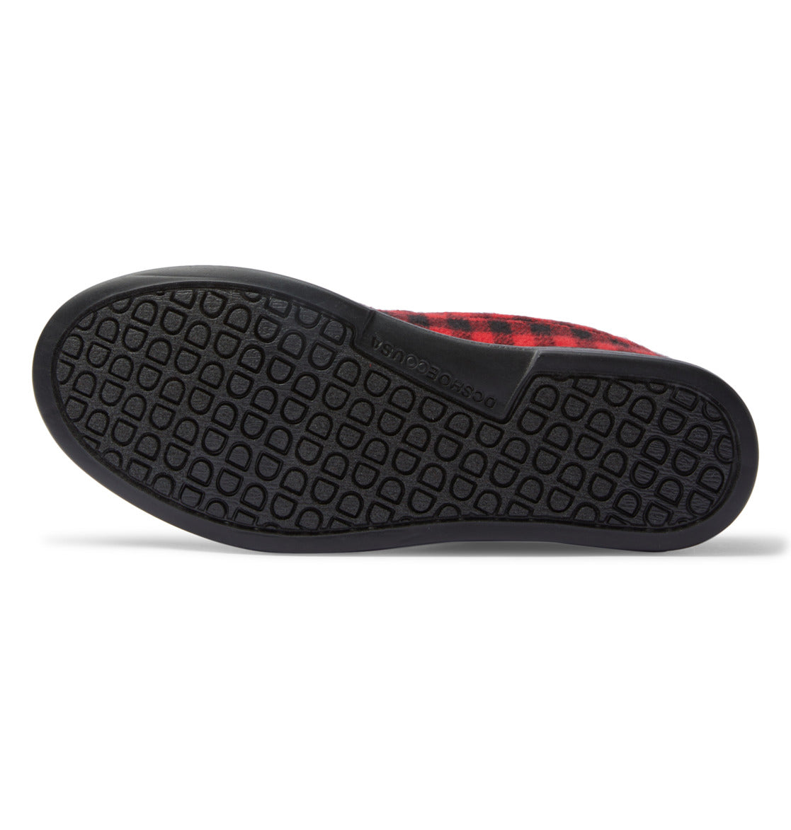 DC Villain Men Slip On Shoes Black / Red | US-9718NTR