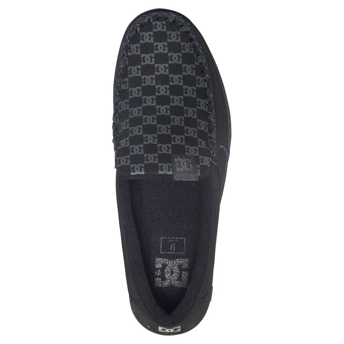 DC Villain Men Slip On Shoes Black | US-8021BDW