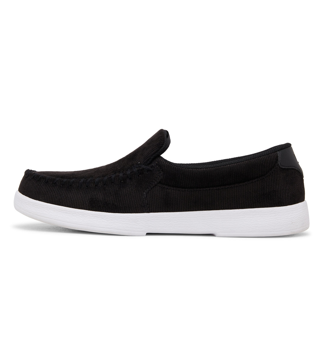 DC Villain Men Slip On Shoes Black / White | US-7180QCH