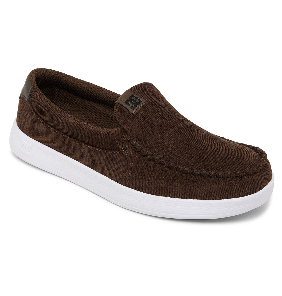 DC Villain Men Slip On Shoes Dark Chocolate | US-1374QRJ