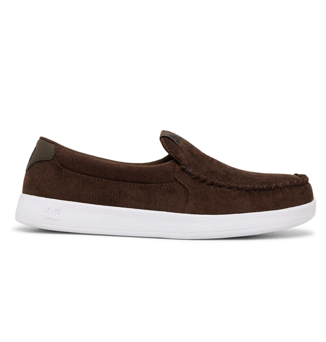 DC Villain Men Slip On Shoes Dark Chocolate | US-1374QRJ