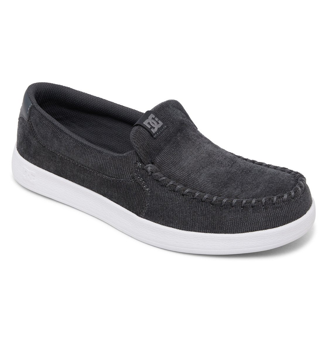 DC Villain Men Slip On Shoes Grey | US-0231GFV